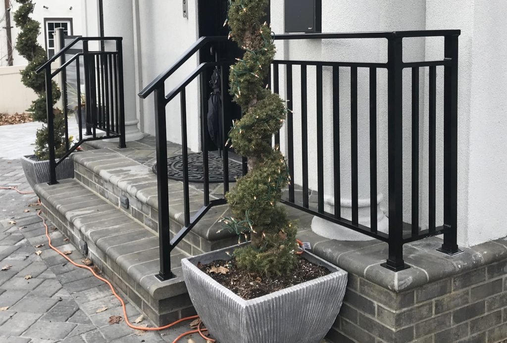 Black Powder Coated Aluminum Railings Black Powder Coated Aluminum Railings