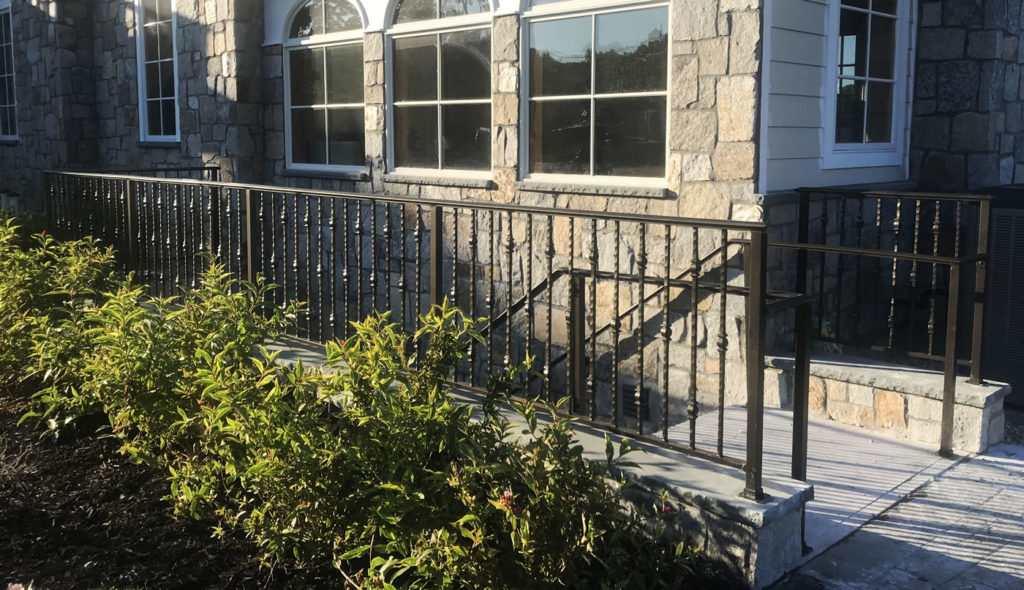 Oil Rubbed Bronze Railings: Del Vino Vineyards, Northport, NY Oil Rubbed Bronze Railings: Del Vino Vineyards, Northport, NY