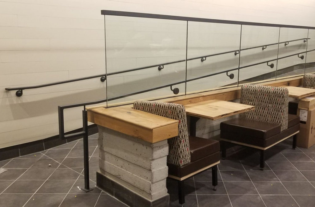 Railings & Glass Partitions – Chick-fil-A, New York City Railings & Glass Partitions – Chick-fil-A, New York City
