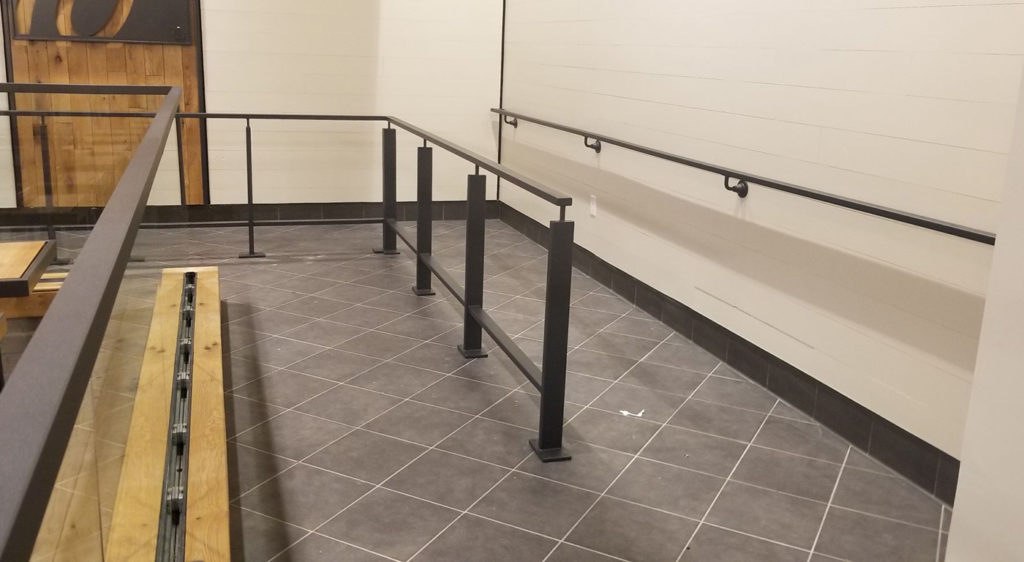 Railings & Glass Partitions – Chick-fil-A, New York City Railings & Glass Partitions – Chick-fil-A, New York City