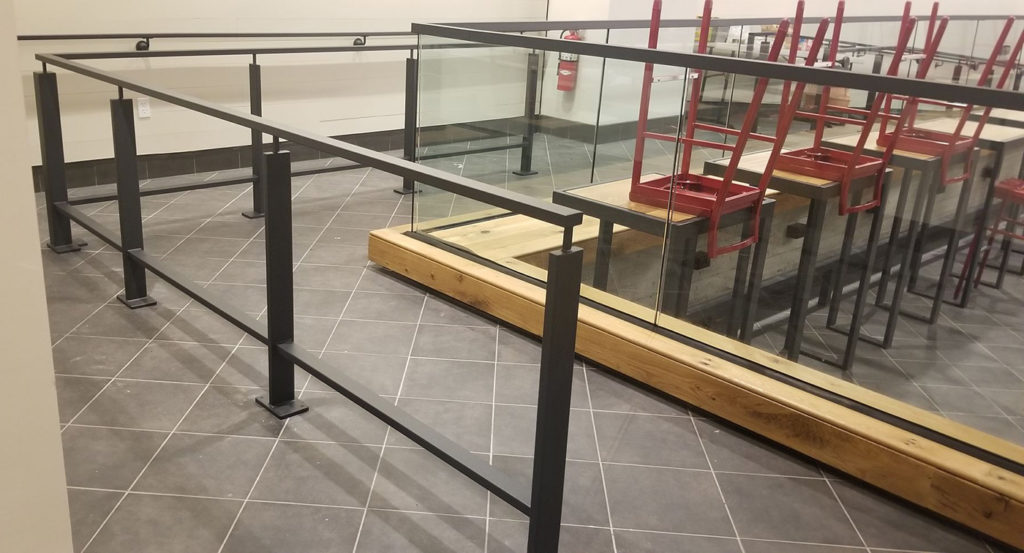 Railings & Glass Partitions – Chick-fil-A, New York City Railings & Glass Partitions – Chick-fil-A, New York City