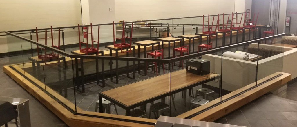 Railings & Glass Partitions – Chick-fil-A, New York City Railings & Glass Partitions – Chick-fil-A, New York City