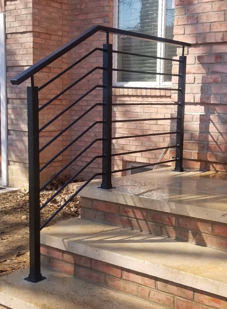 Matte Black Powder Coated Railings – Great Neck, NY Matte Black Powder Coated Railings – Great Neck, NY