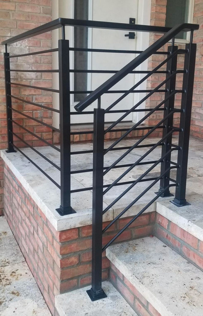 Matte Black Powder Coated Railings – Great Neck, NY Matte Black Powder Coated Railings – Great Neck, NY