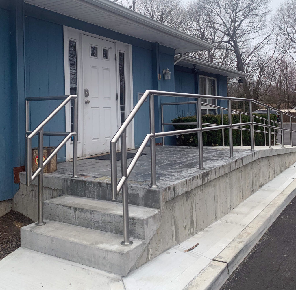 Satin Stainless Steel Railings | Accounting Office – Port Jefferson, NY Satin Stainless Steel Railings | Accounting Office – Port Jefferson, NY
