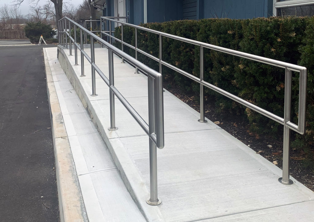 Satin Stainless Steel Railings | Accounting Office – Port Jefferson, NY Satin Stainless Steel Railings | Accounting Office – Port Jefferson, NY