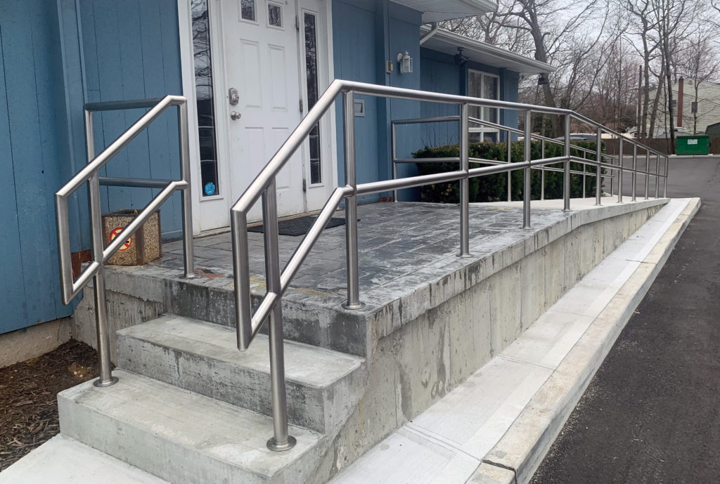 Satin Stainless Steel Railings | Accounting Office – Port Jefferson, NY Satin Stainless Steel Railings | Accounting Office – Port Jefferson, NY