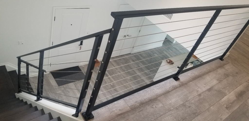Powder Coated Black Aluminum Cable Railings | Glen Cove, New York Powder Coated Black Aluminum Cable Railings | Glen Cove, New York