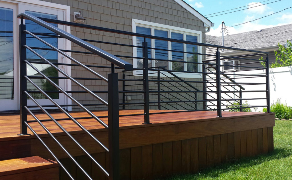 Matte Black Powder Coated Aluminum Deck Railings | Long Island, NY Matte Black Powder Coated Aluminum Deck Railings | Long Island, NY