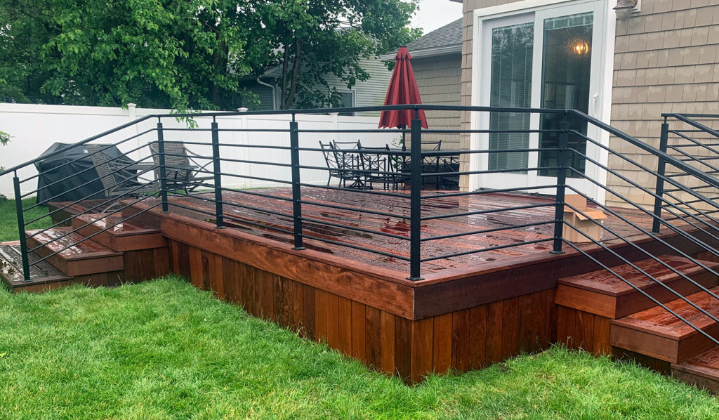 Matte Black Powder Coated Aluminum Deck Railings | Long Island, NY Matte Black Powder Coated Aluminum Deck Railings | Long Island, NY