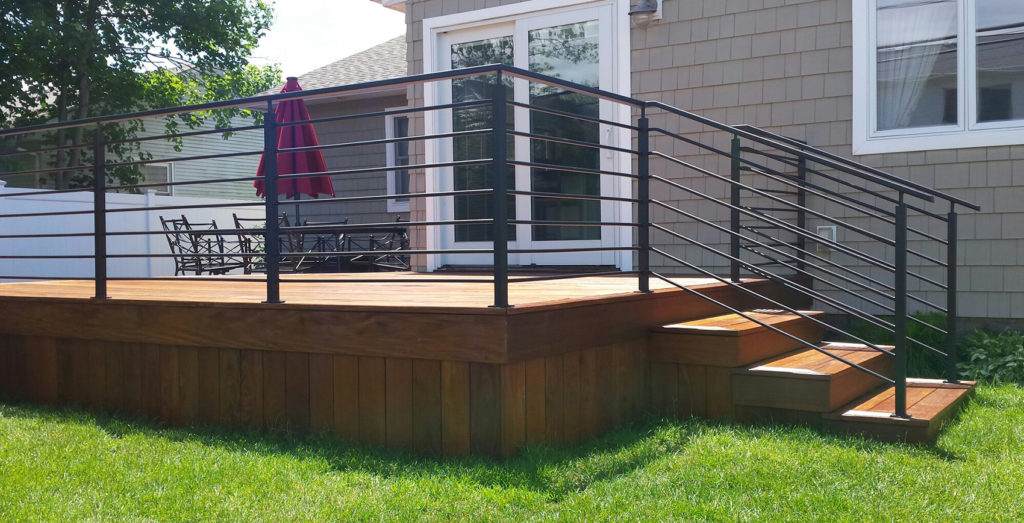 Matte Black Powder Coated Aluminum Deck Railings | Long Island, NY Matte Black Powder Coated Aluminum Deck Railings | Long Island, NY