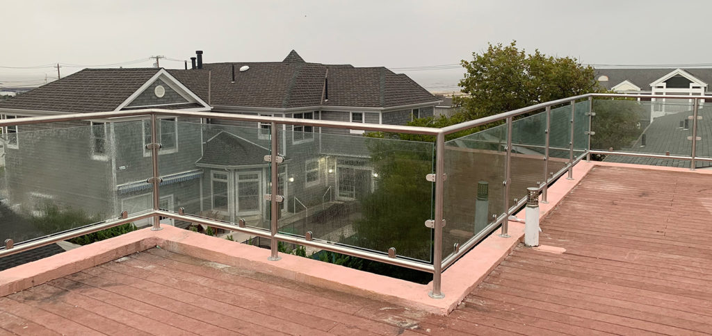 Satin Stainless Steel & Glass Railings | Atlantic Beach, NY Satin Stainless Steel & Glass Railings | Atlantic Beach, NY