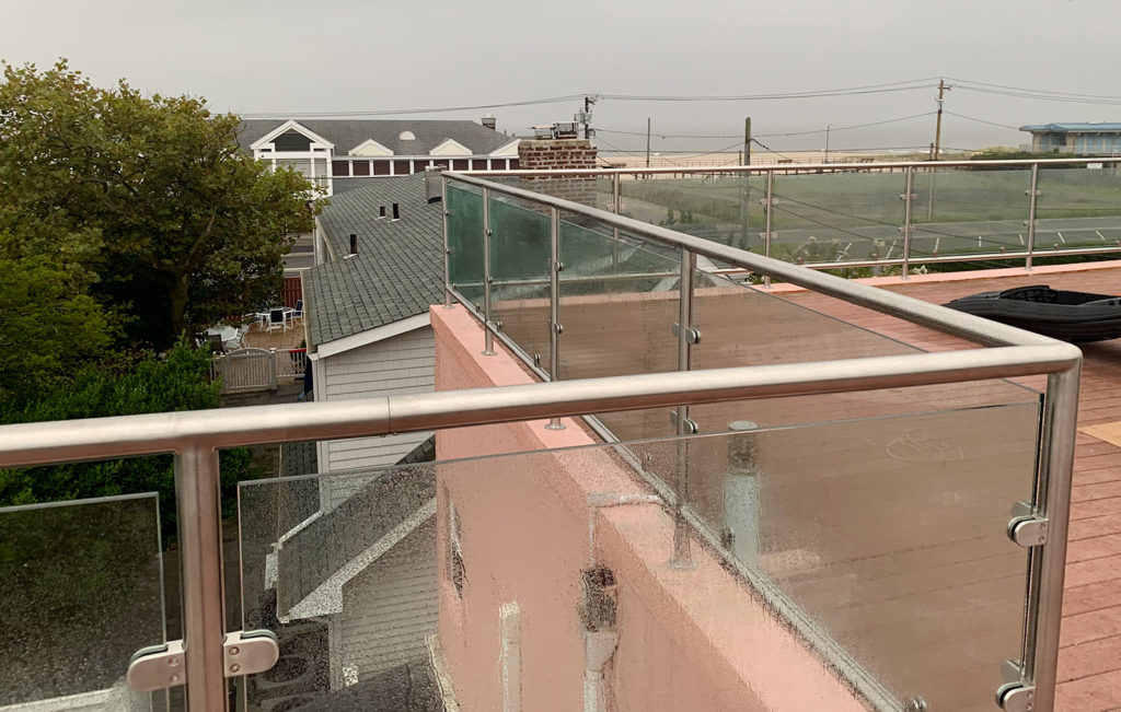 Satin Stainless Steel & Glass Railings | Atlantic Beach, NY Satin Stainless Steel & Glass Railings | Atlantic Beach, NY