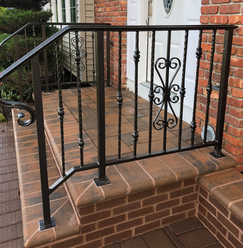 Aluminum Powder-coated Copper Vein Railings | Valley Stream, NY Aluminum Powder-coated Copper Vein Railings | Valley Stream, NY