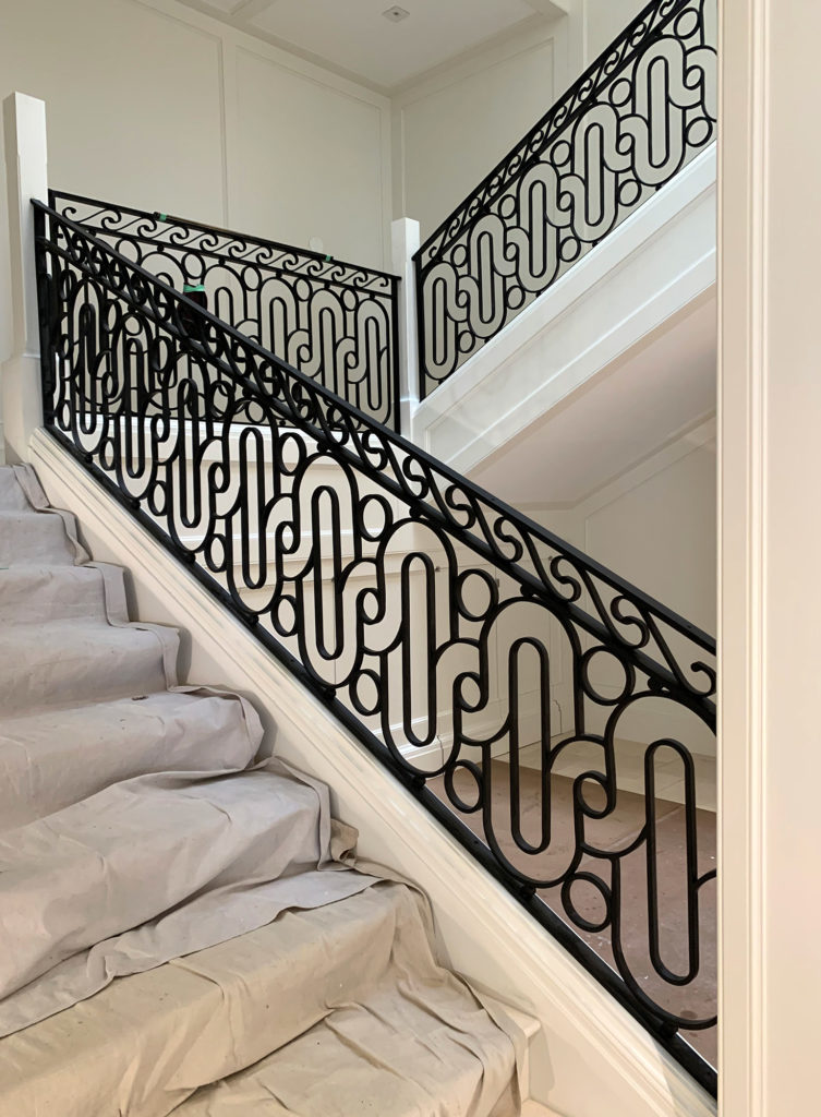 Black Powder-coated Railings | Upper Brookville, NY Black Powder-coated Railings | Upper Brookville, NY