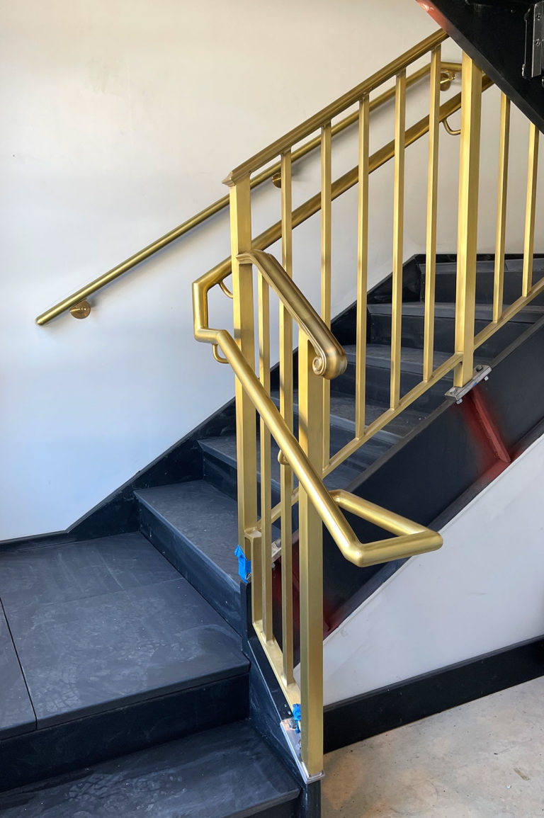 Satin Bronzed Lacquered Railings