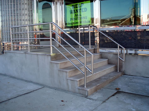 Four Line Stainless Steel Railings
