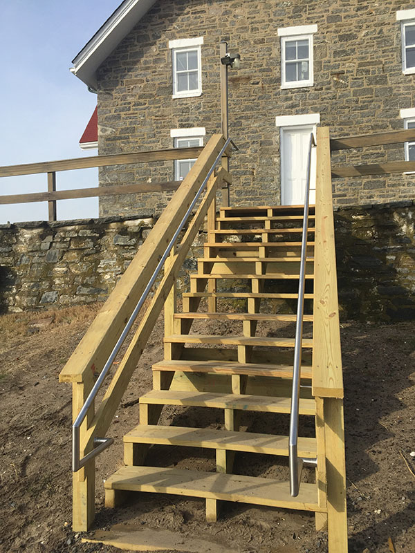Grade 316 Stainless Steel Hand Railings - Fire Island Light House