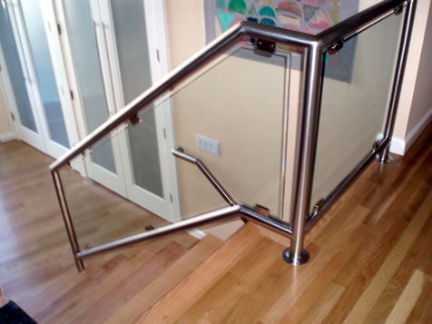 Stainless Steel and Glass Rail