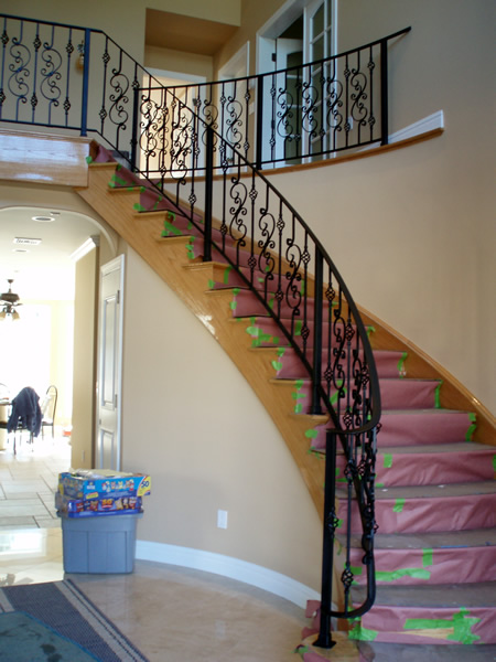 Powder Coated Steel Compound Staircase