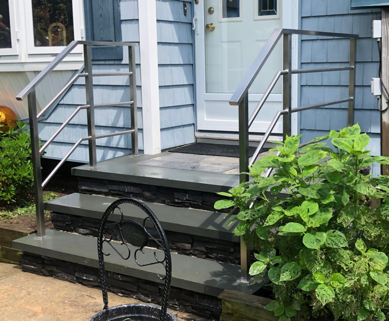 Satin Stainless Steel Railings | Brentwood, NY